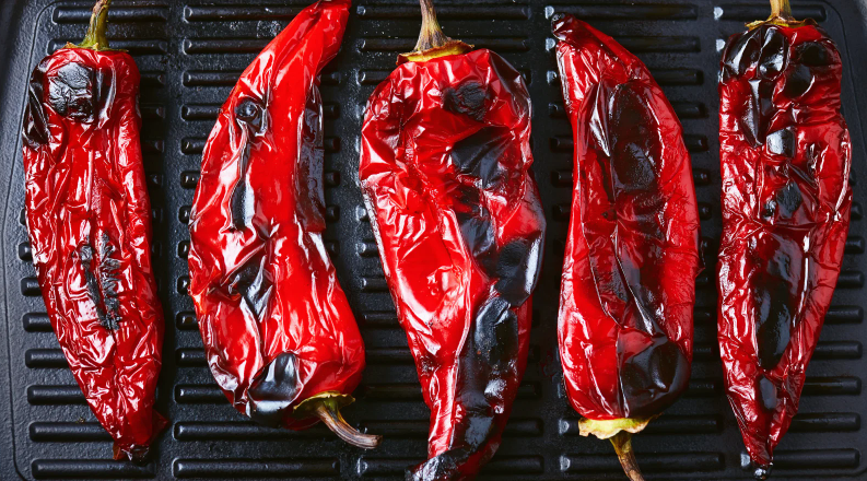 The Easiest Way to Peel Roasted Capsicums