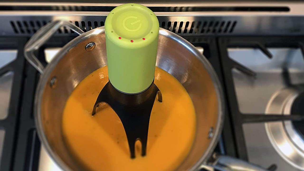 Automated stirrer makes cooking effortless, food, cooking, This automatic  stirrer stirs your food so you don't have to constantly check it 😋Buy it  here