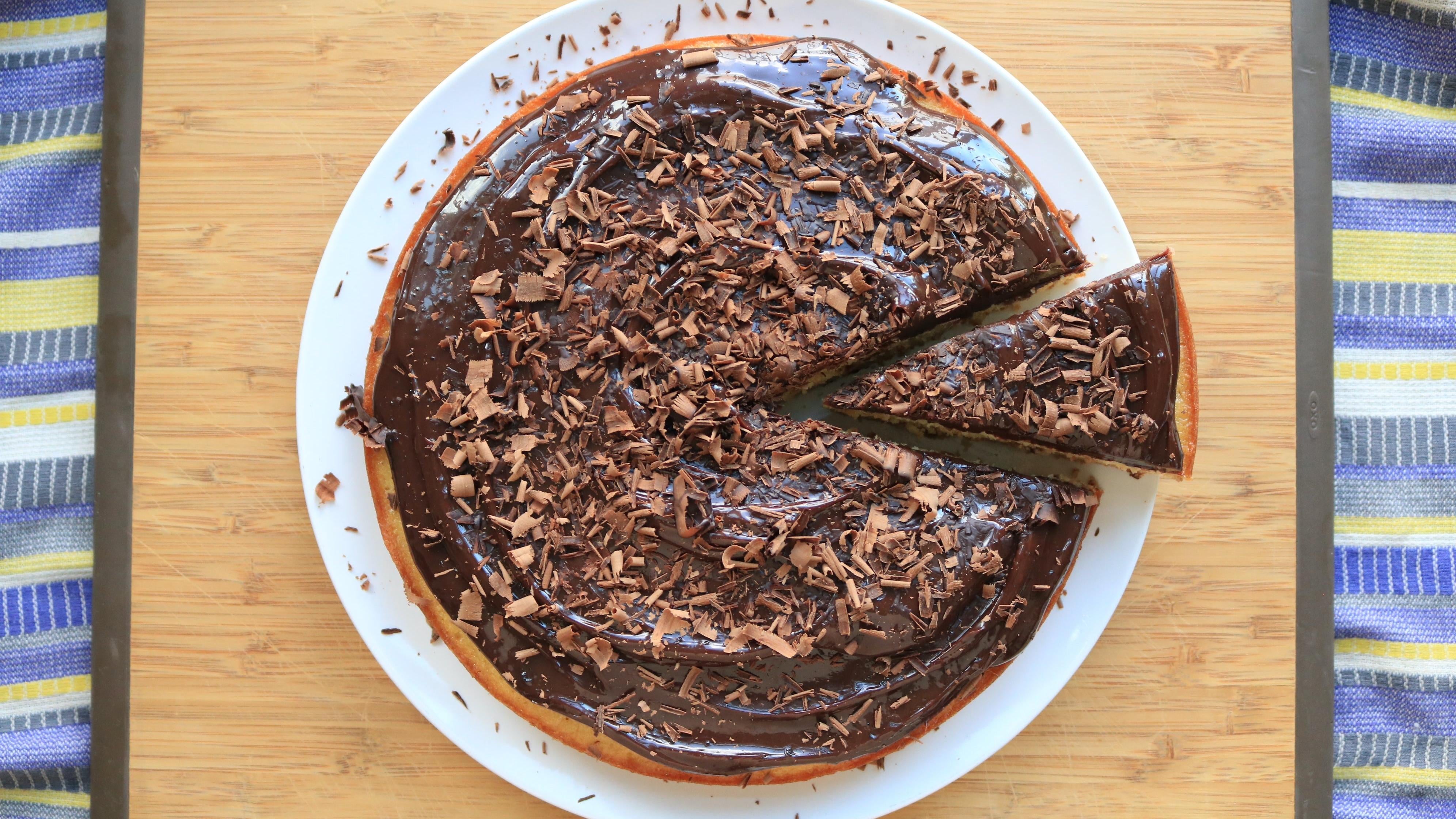 Brigadeiro chocolate cake on a plate, brazilian... - Stock Illustration  [95777173] - PIXTA