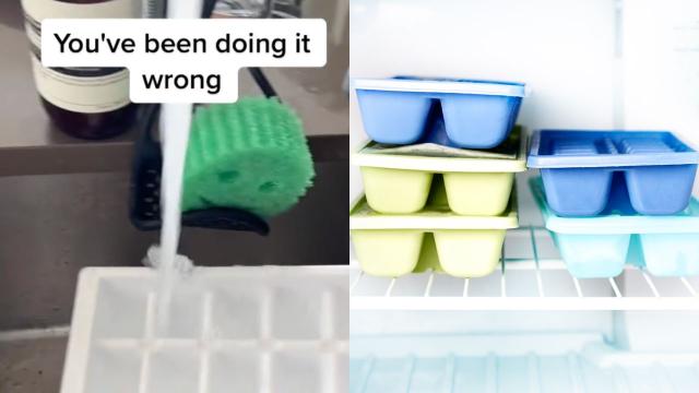 Remove your ice tray to get unlimited ice : r/lifehacks