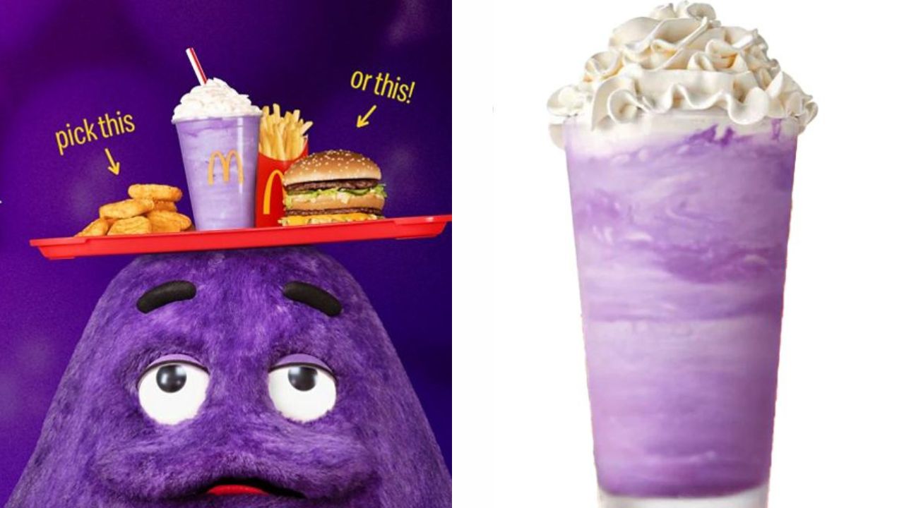 Here's what McDonald's purple Grimace shake really tastes like 