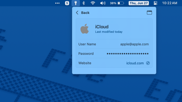 How to Store All Your Passwords in Your Mac’s Menu Bar