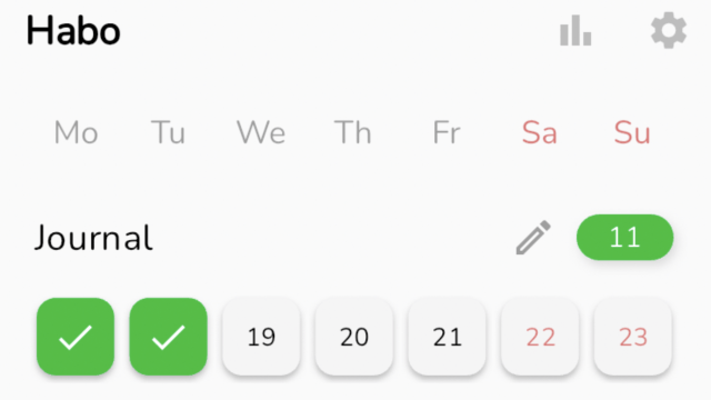 Habo Is a Simple (and Free) Habit Tracking App