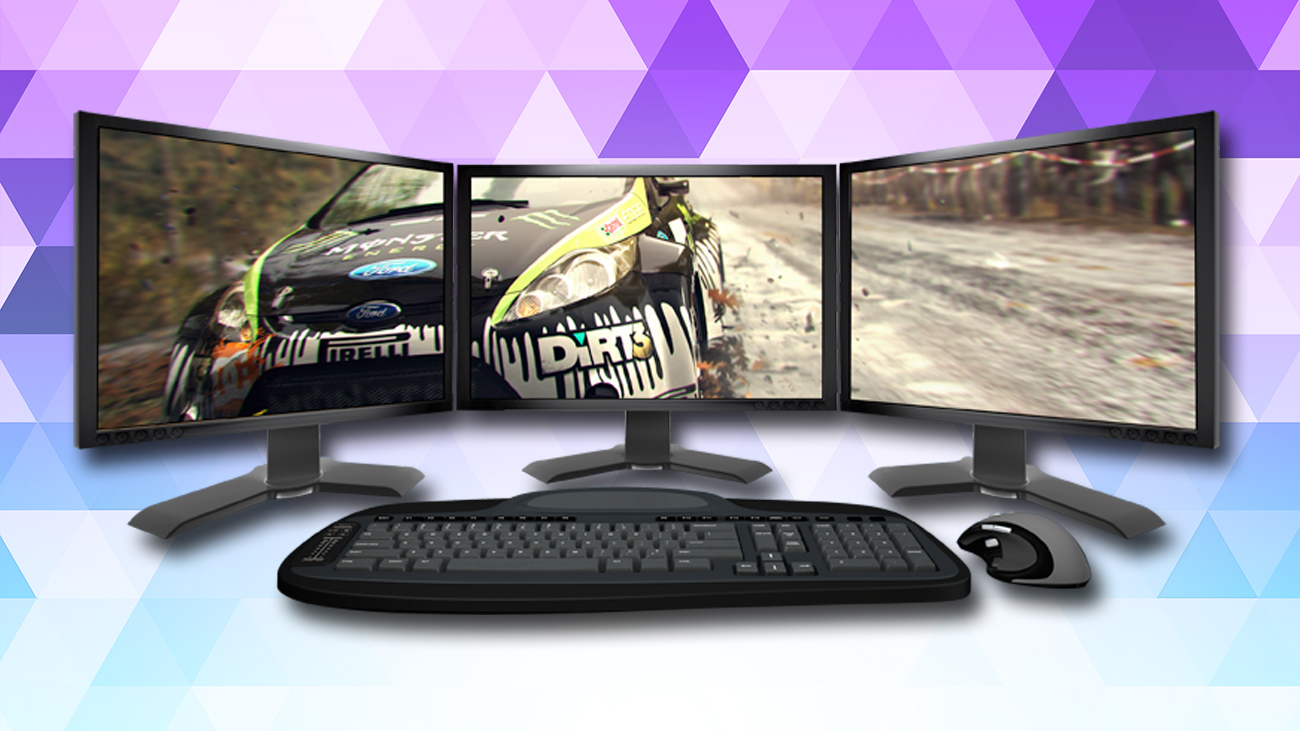 Franje Clam staan How To Set Up Triple Monitors For Super-Widescreen Gaming