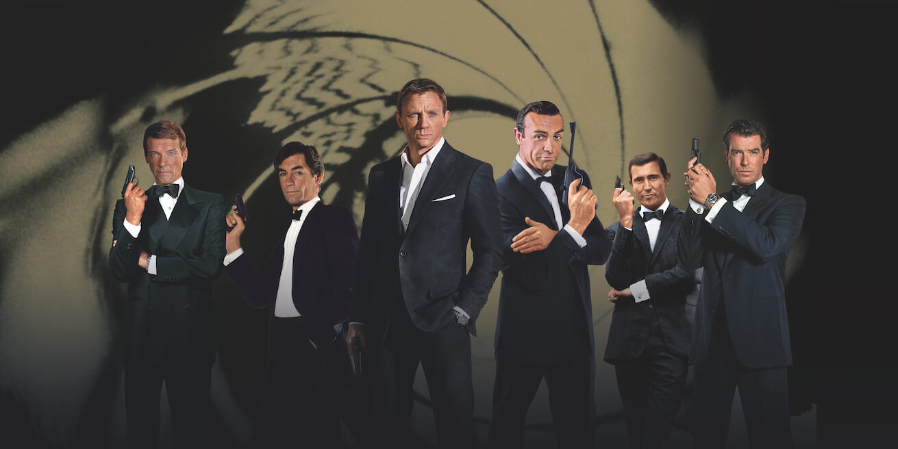 all james bonds together