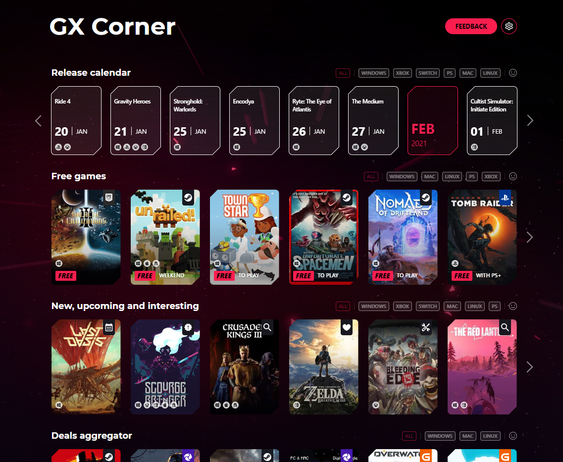 Бесплатное нитро opera gx. GX Corner.